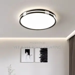 Modern Chrome Led Ceiling Light - For Bedroom, Hotels, Sitting Room