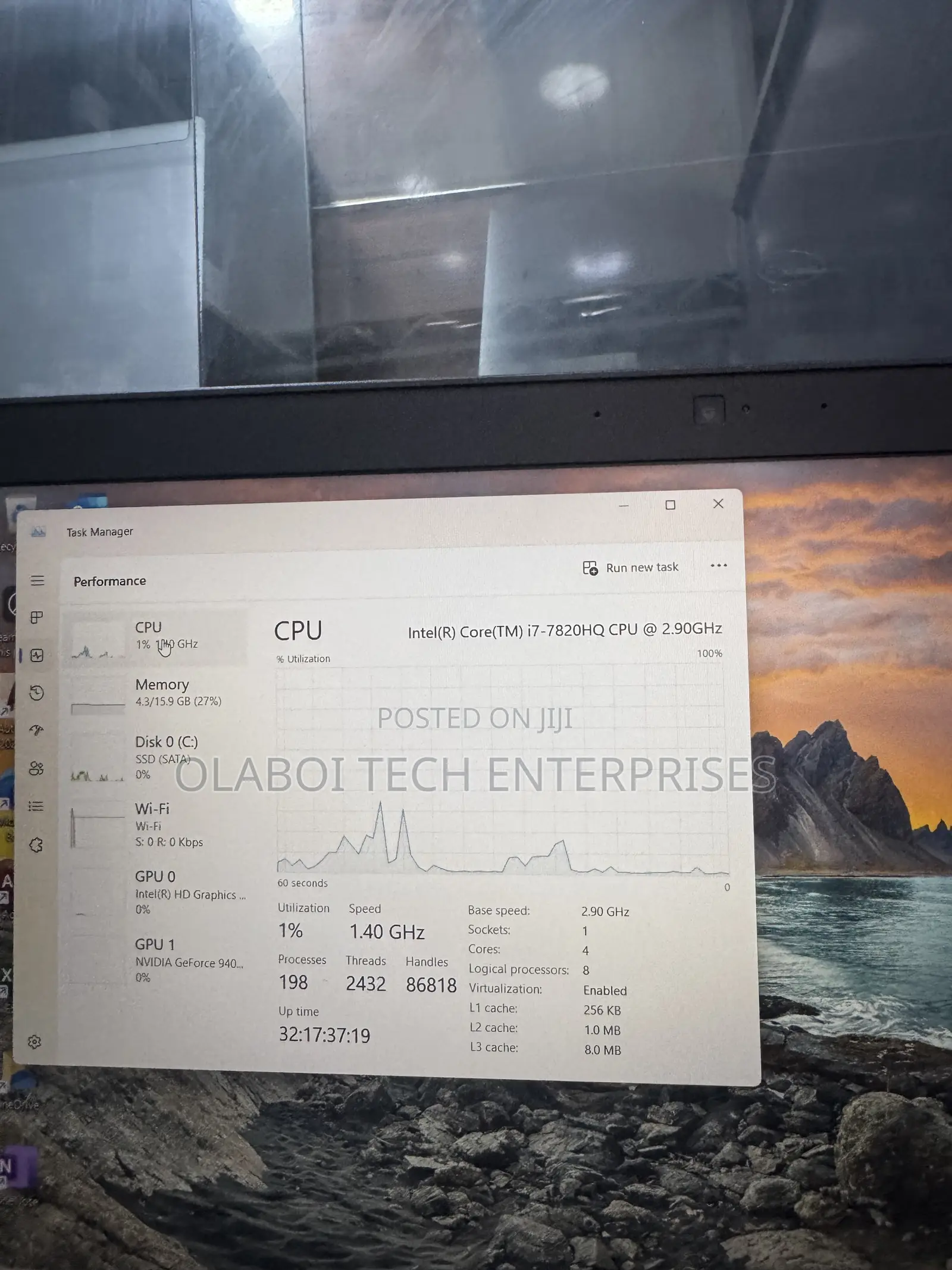 Laptop Dell Latitude 5580 16GB Intel Core i7 SSD 256GB