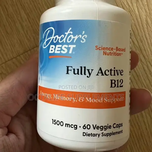 Doctor's Best, Fully Active B12, 1,500 McG, 60 Veggie Caps