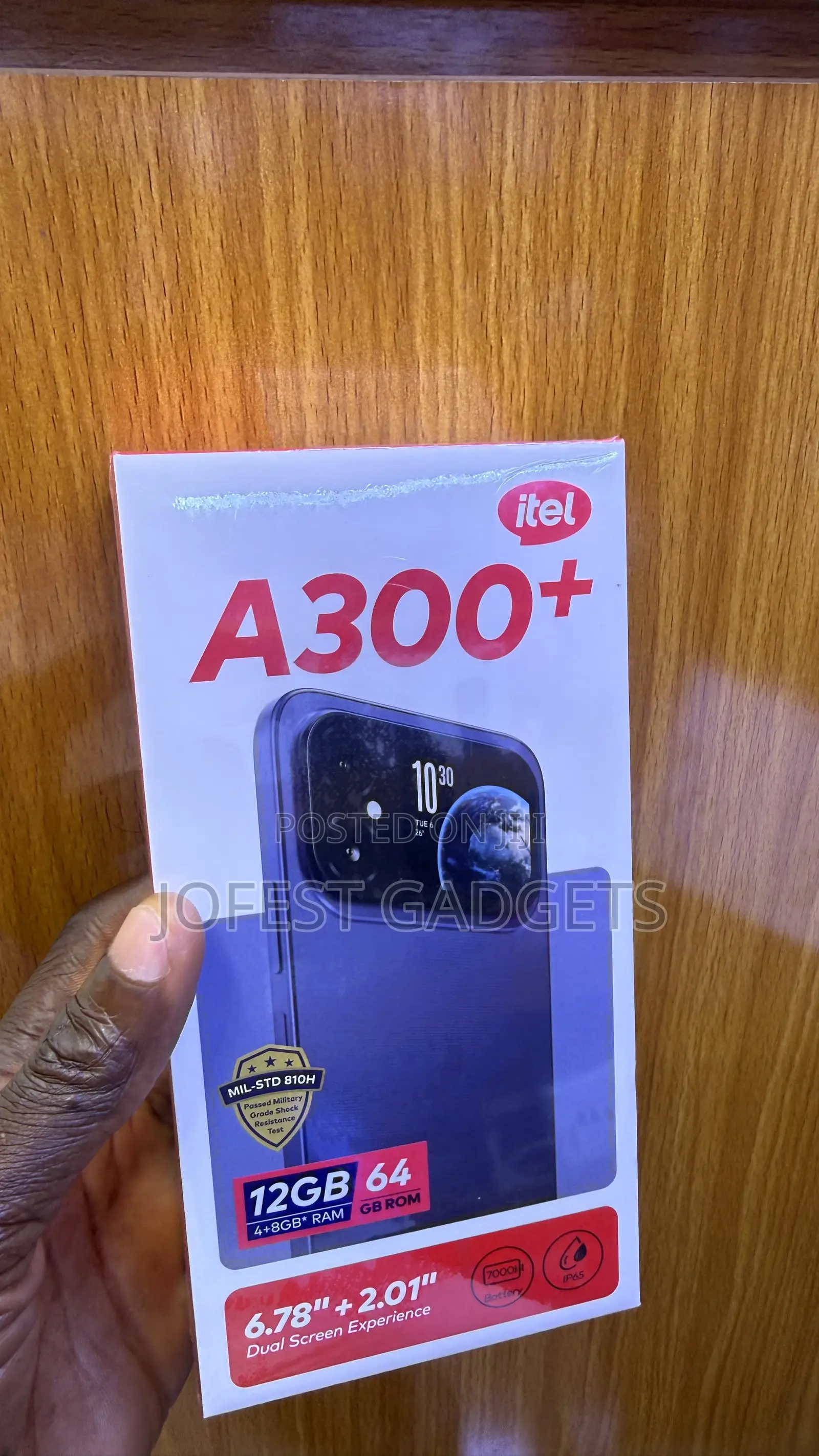 New Itel A300+ 64 GB Black