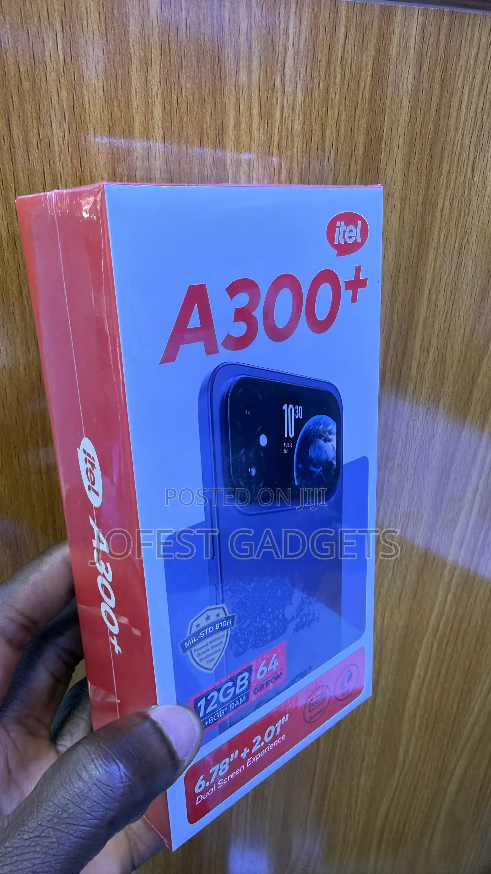 New Itel A300+ 64 GB Black