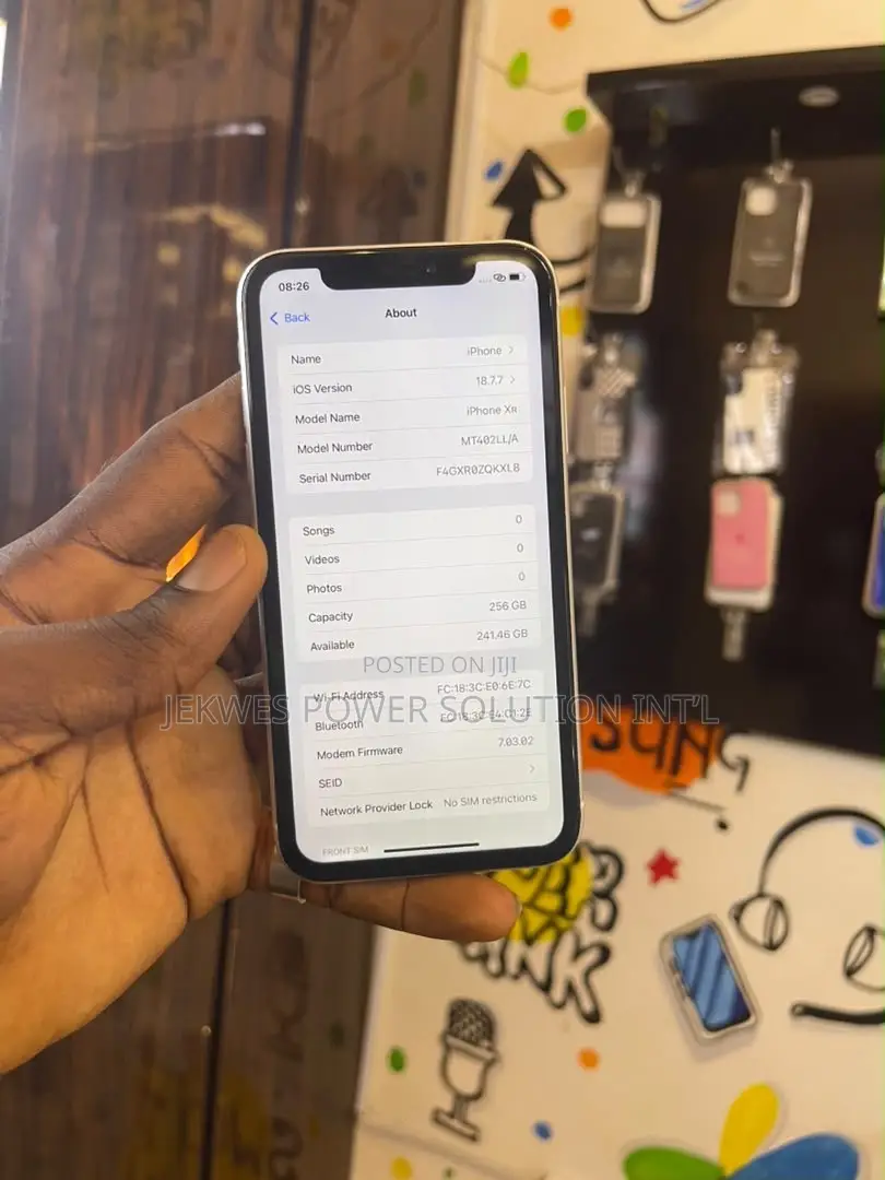 New Apple iPhone XR 256 GB White