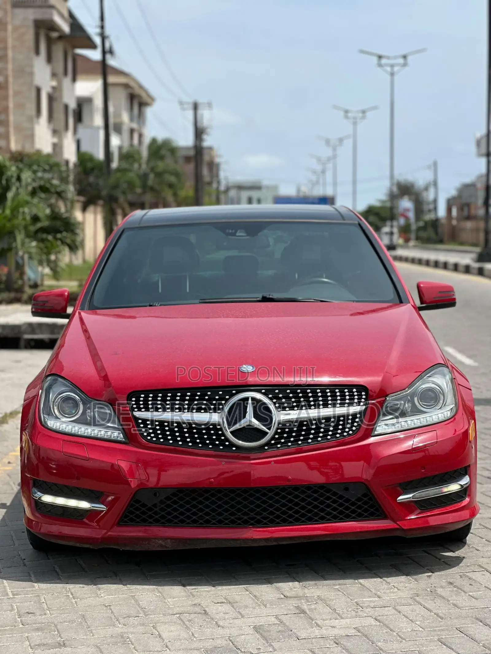 Mercedes-Benz C350 C 350 4MATIC AWD 2013 Red