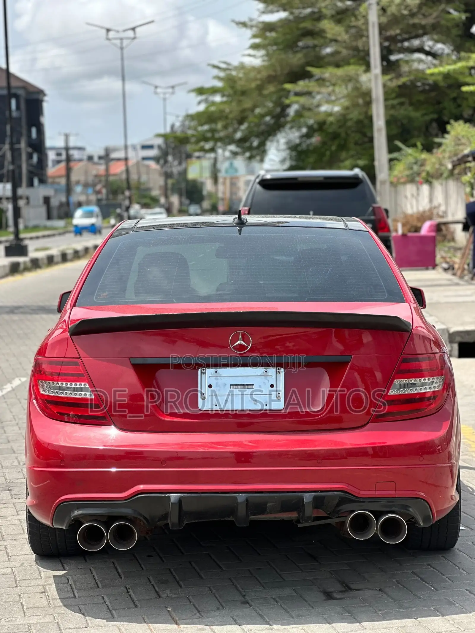 Mercedes-Benz C350 C 350 4MATIC AWD 2013 Red