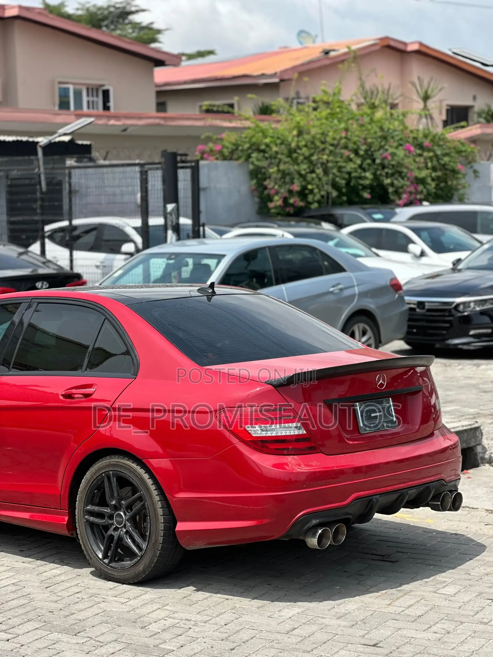 Mercedes-Benz C350 C 350 4MATIC AWD 2013 Red