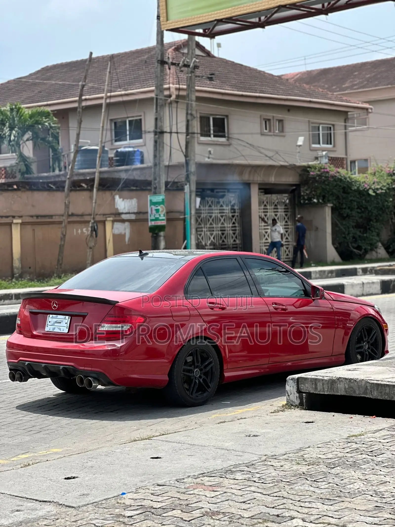 Mercedes-Benz C350 C 350 4MATIC AWD 2013 Red