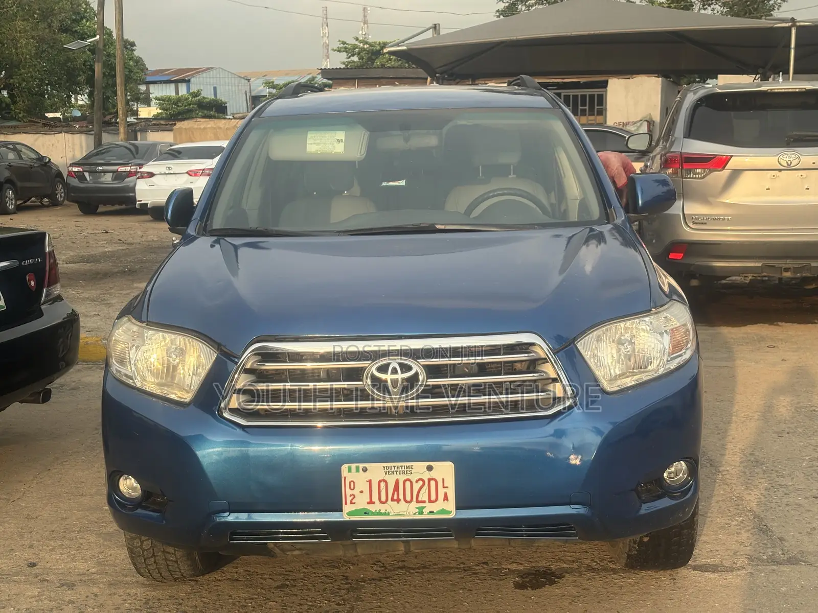 Toyota Highlander 4x4 2008 Blue
