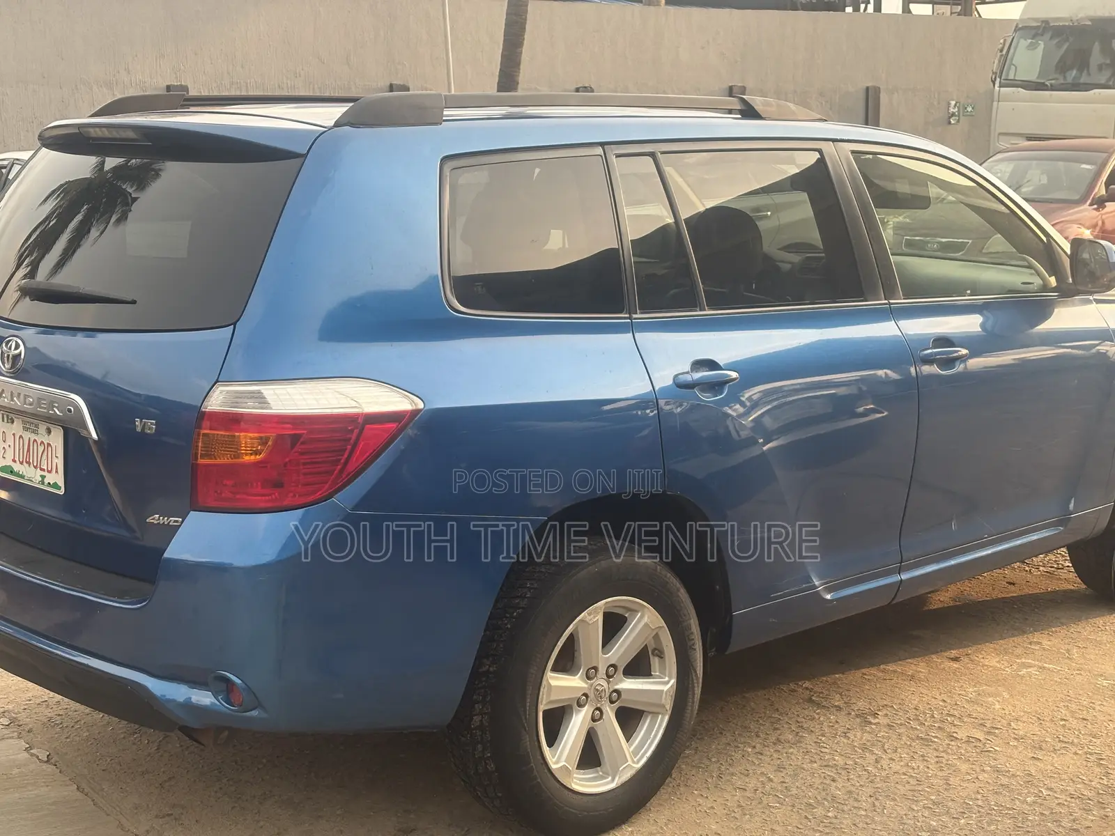 Toyota Highlander 4x4 2008 Blue