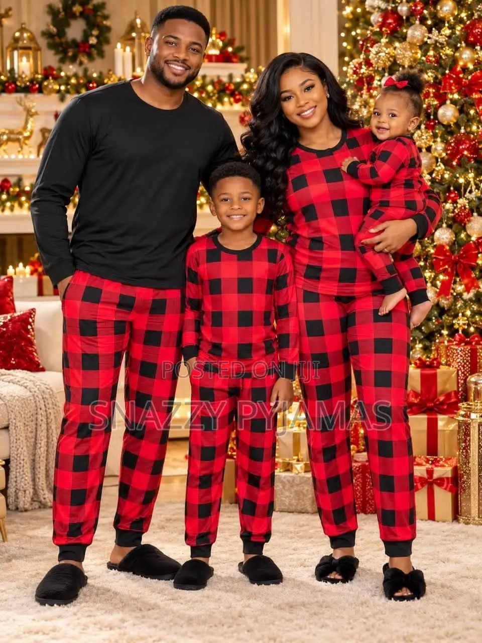 Dotted Xmas Pyjamas Set