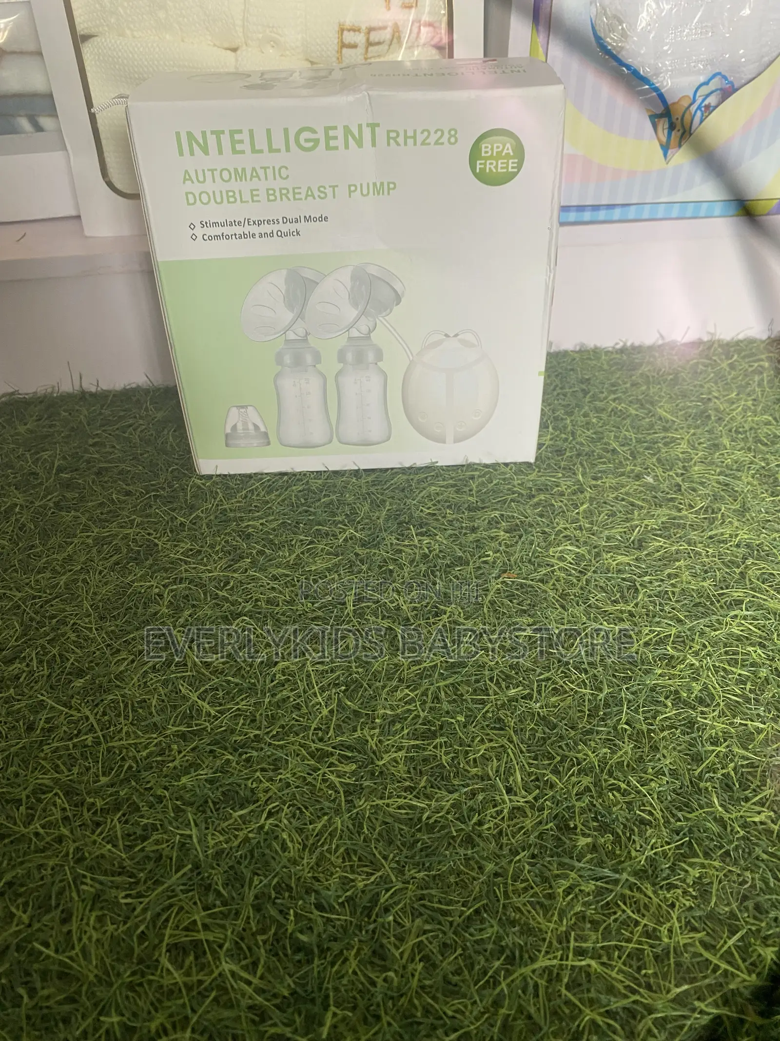 Intelligent RH228 Double Automatic Breast Pump - BPA Free - Brand New