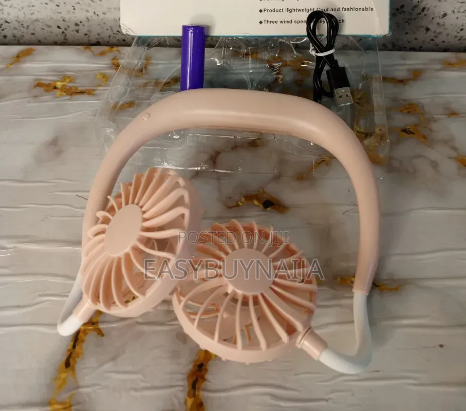 360 Degree USB Fan Rechargeable Neck Fan