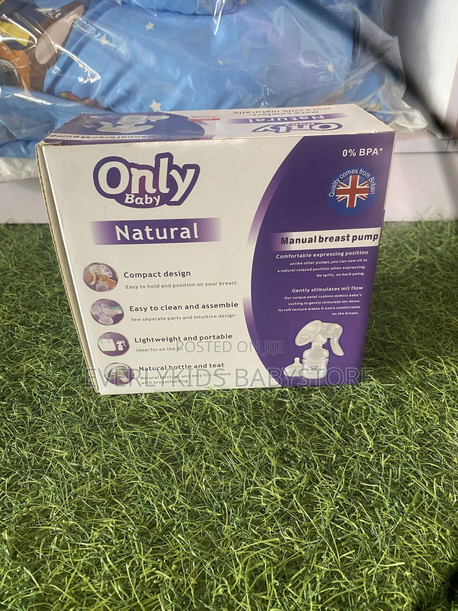 Only Baby Natural Manual Breast Pump - UK Quality 0% BPA