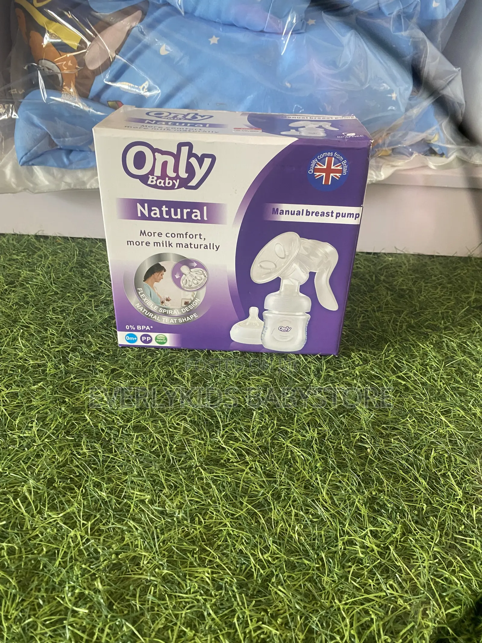 Only Baby Natural Manual Breast Pump - UK Quality 0% BPA