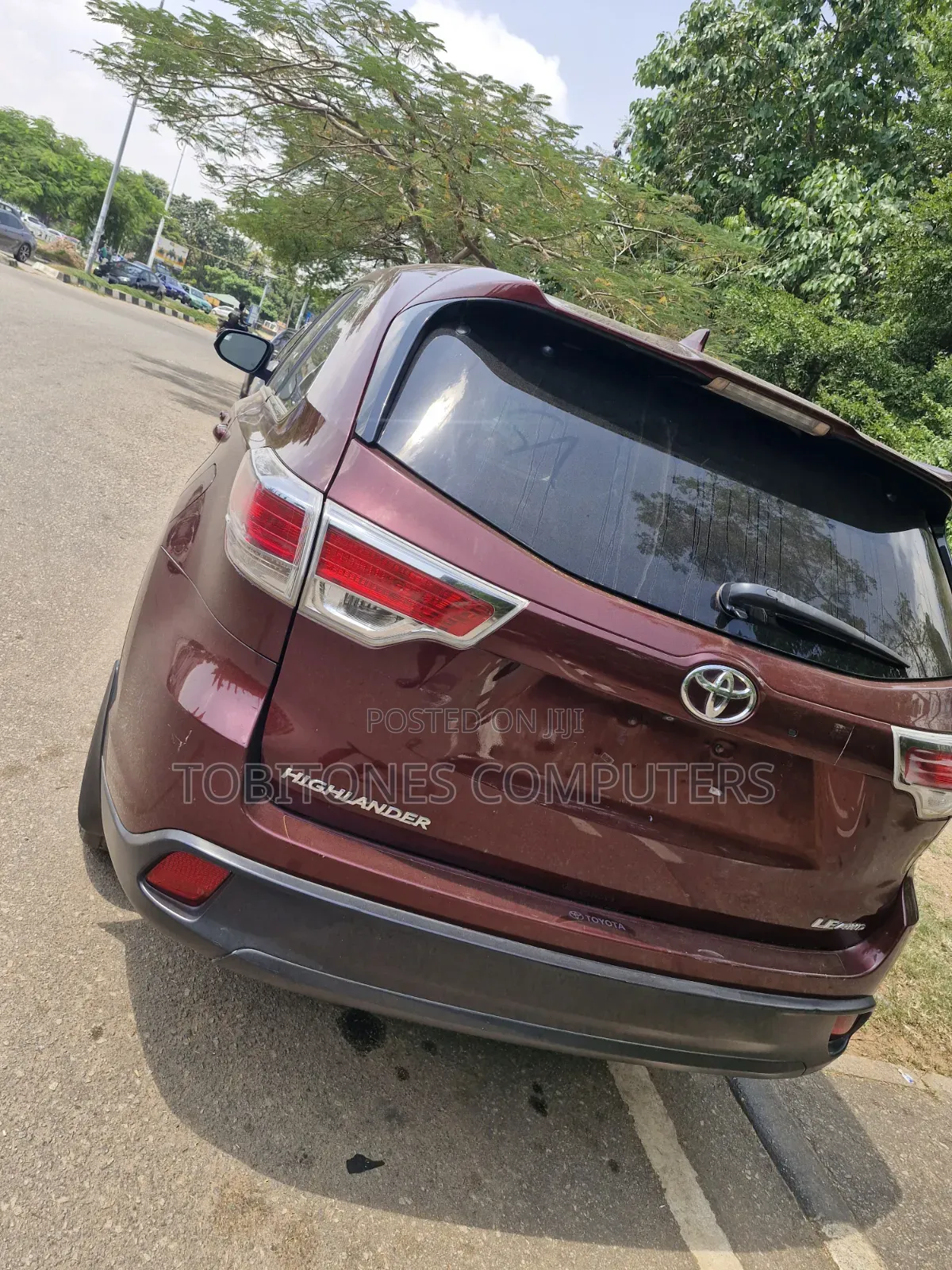 Toyota Highlander 2014 Maroon