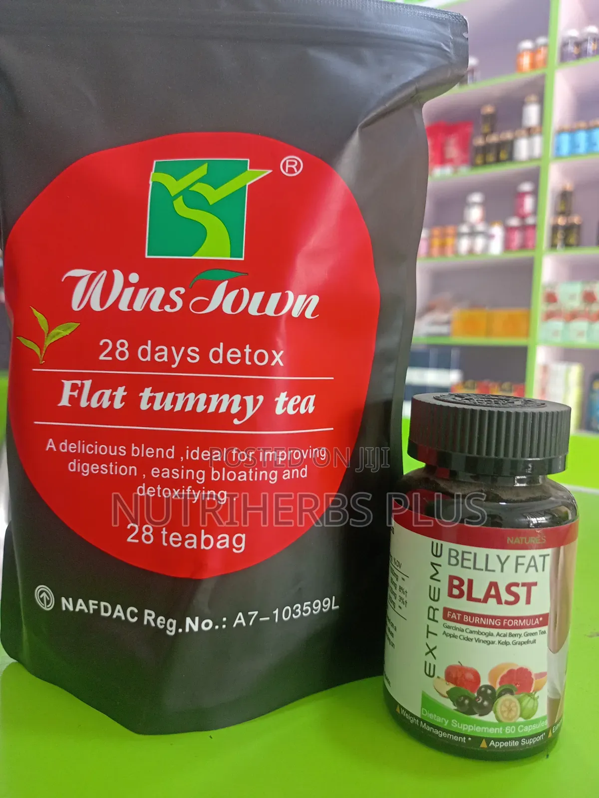 28 Days Detox Flat Tummy Tea&extreme Belle Blast(best for Flat Tummy)