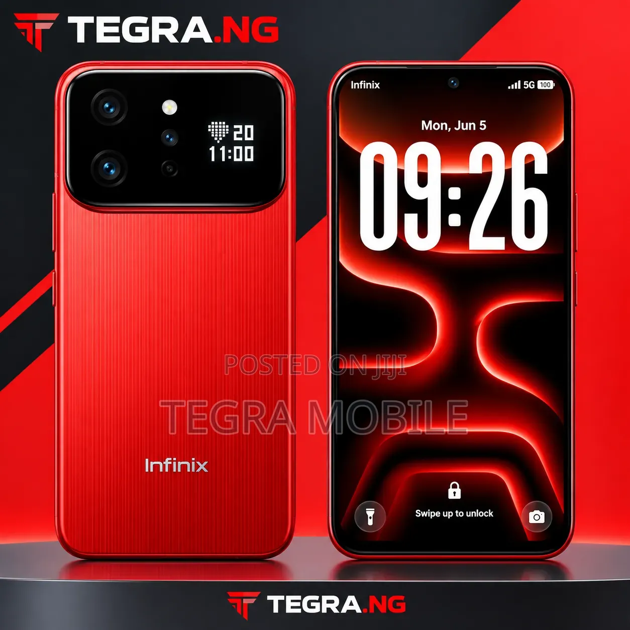 New Infinix Note 60 256 GB Red