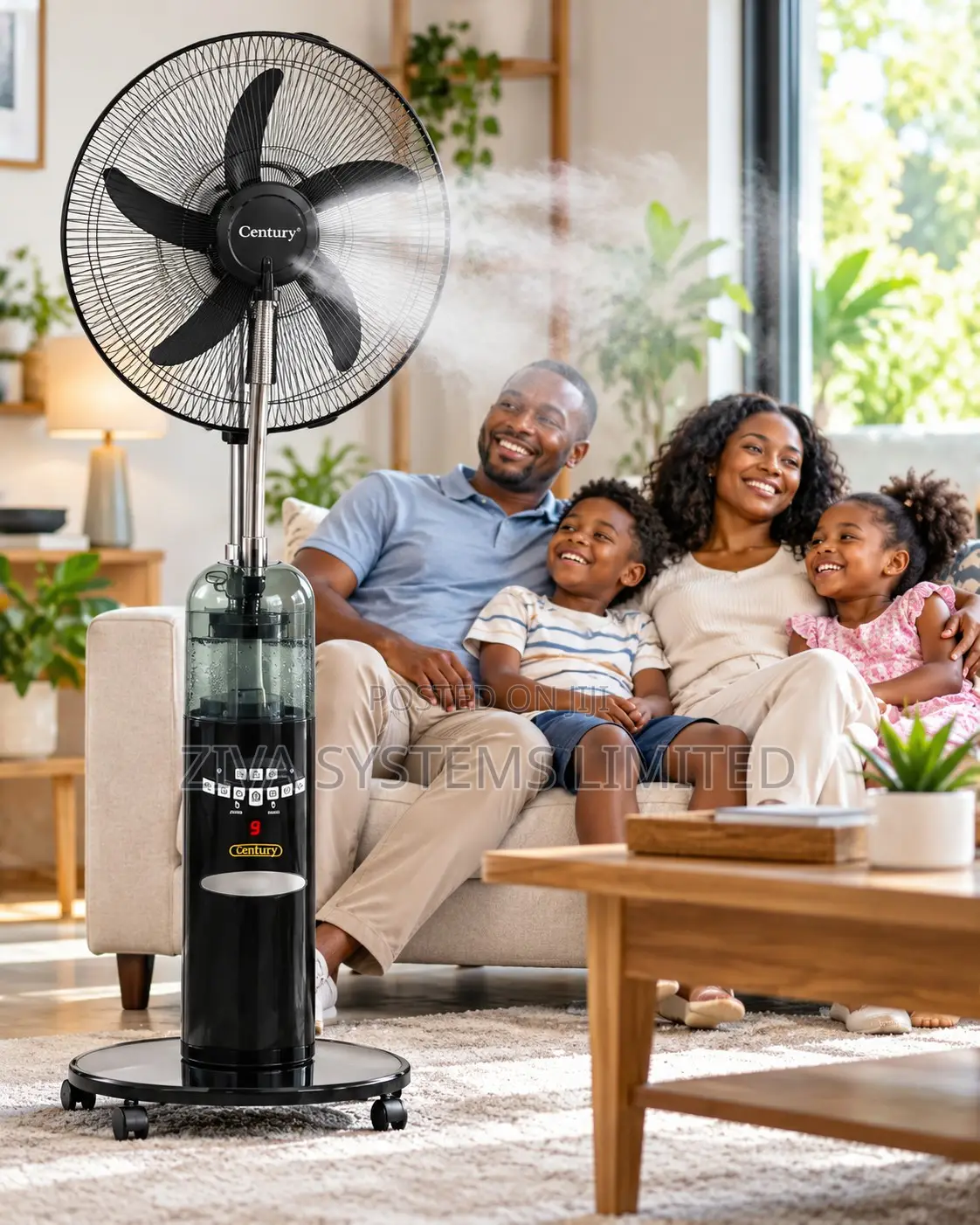 Century 18-Inch Rechargeable Mist Fan With Led Light – FRC-45-F