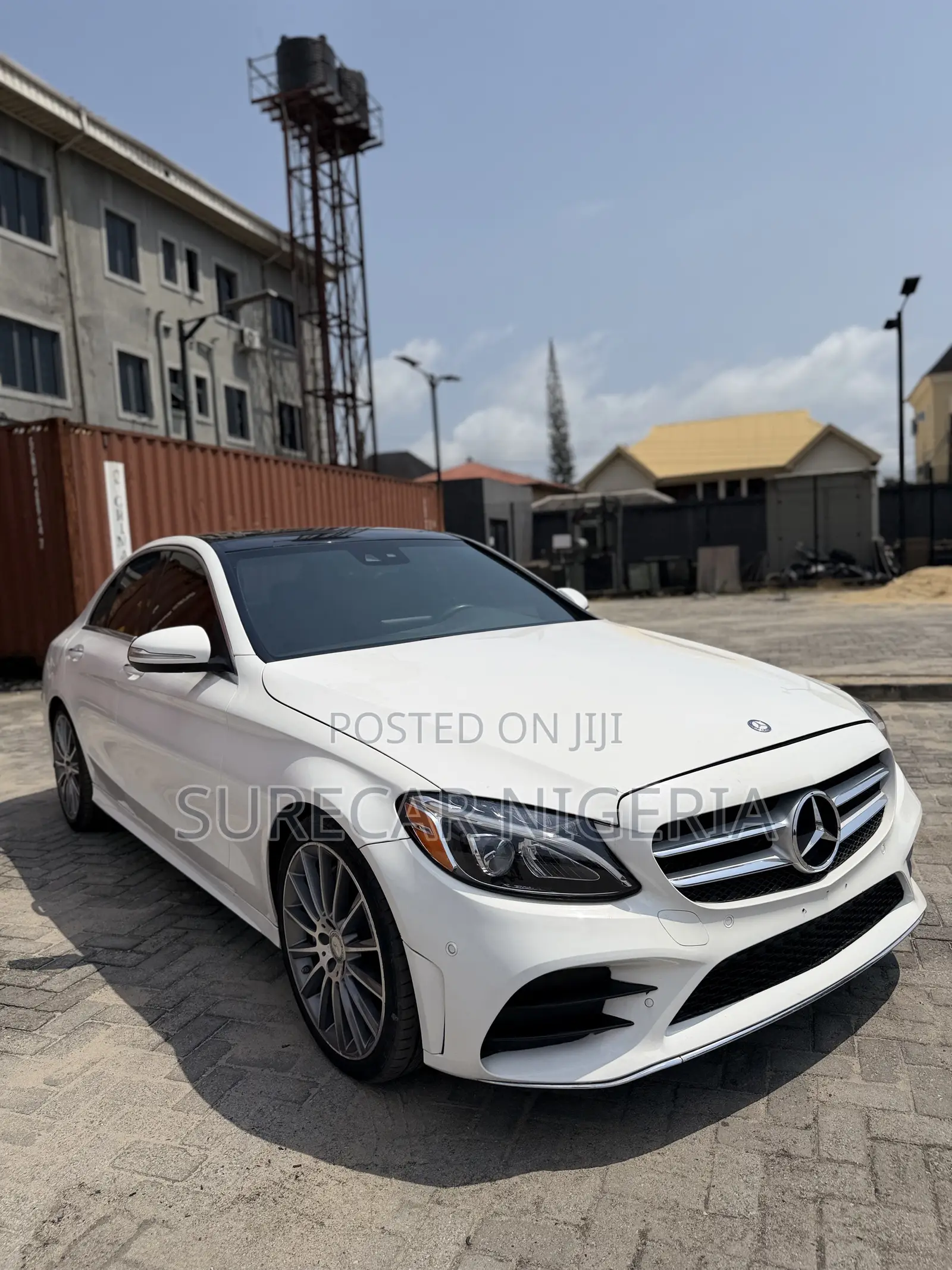 Mercedes-Benz C400 4Matic AWD Sedan (3.0L V6 7A) 2015 White