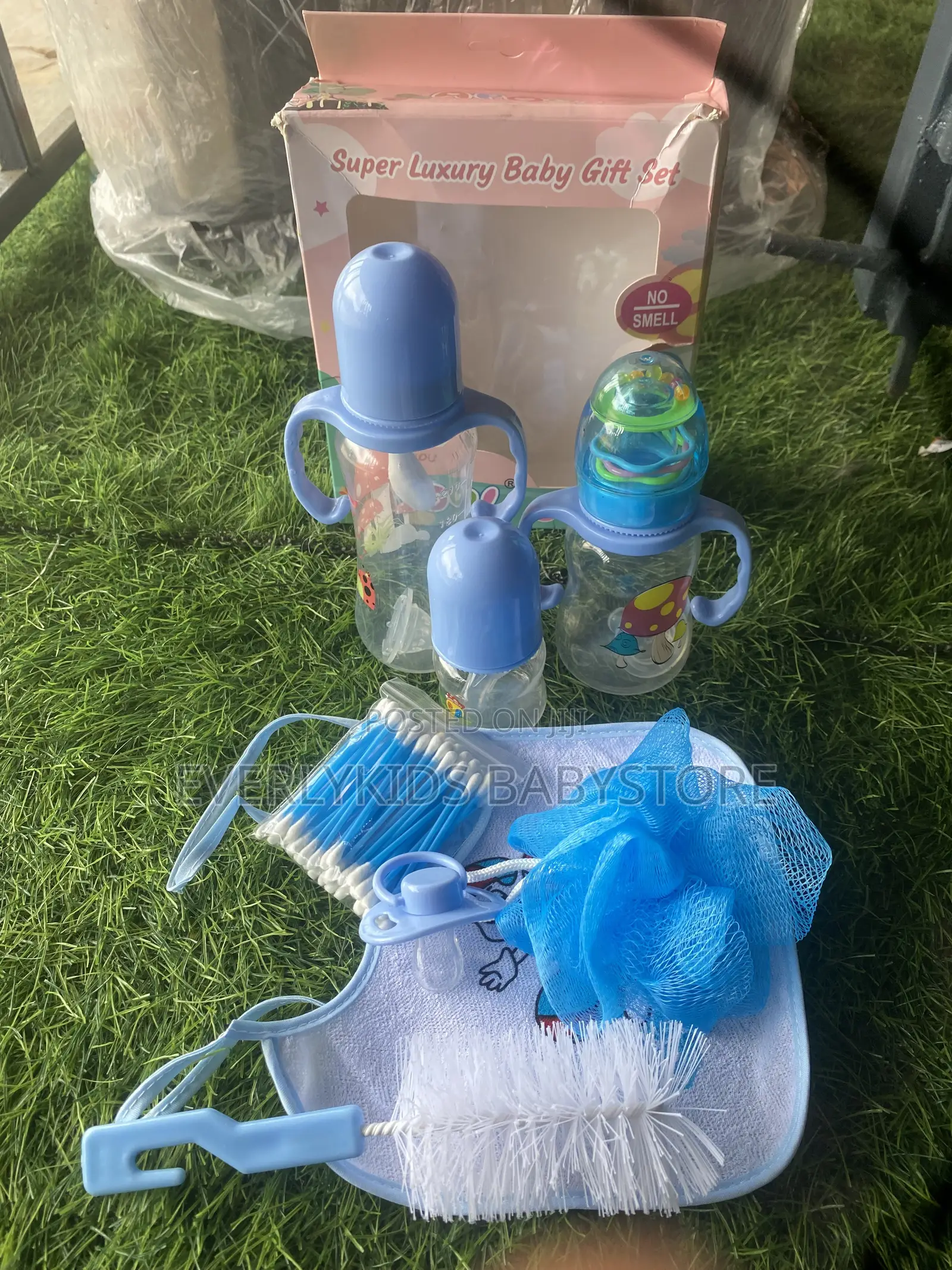 Apool Baby Gift Set Blue - 7 in 1 Newborn Set