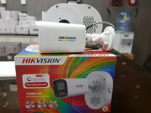 Hikvision 2MP 2-Way Audio Siren ColorVu CCTV Camera DS-2CE13DF0T-LXTS