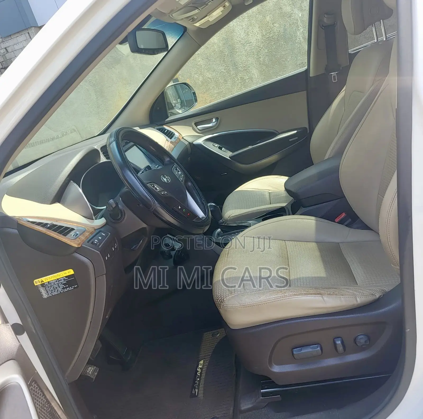 Hyundai Santa Fe Limited 4dr SUV (3.3L 6cyl 6A) 2014 White