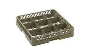 9 Compartment Glass Rack