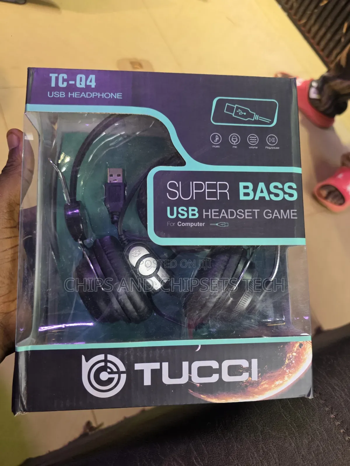 TUCCI Headphone With Mic for Remote Jobs