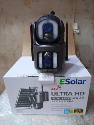 HD Intelligent Solar Energy Dual Lens CCTV Camera