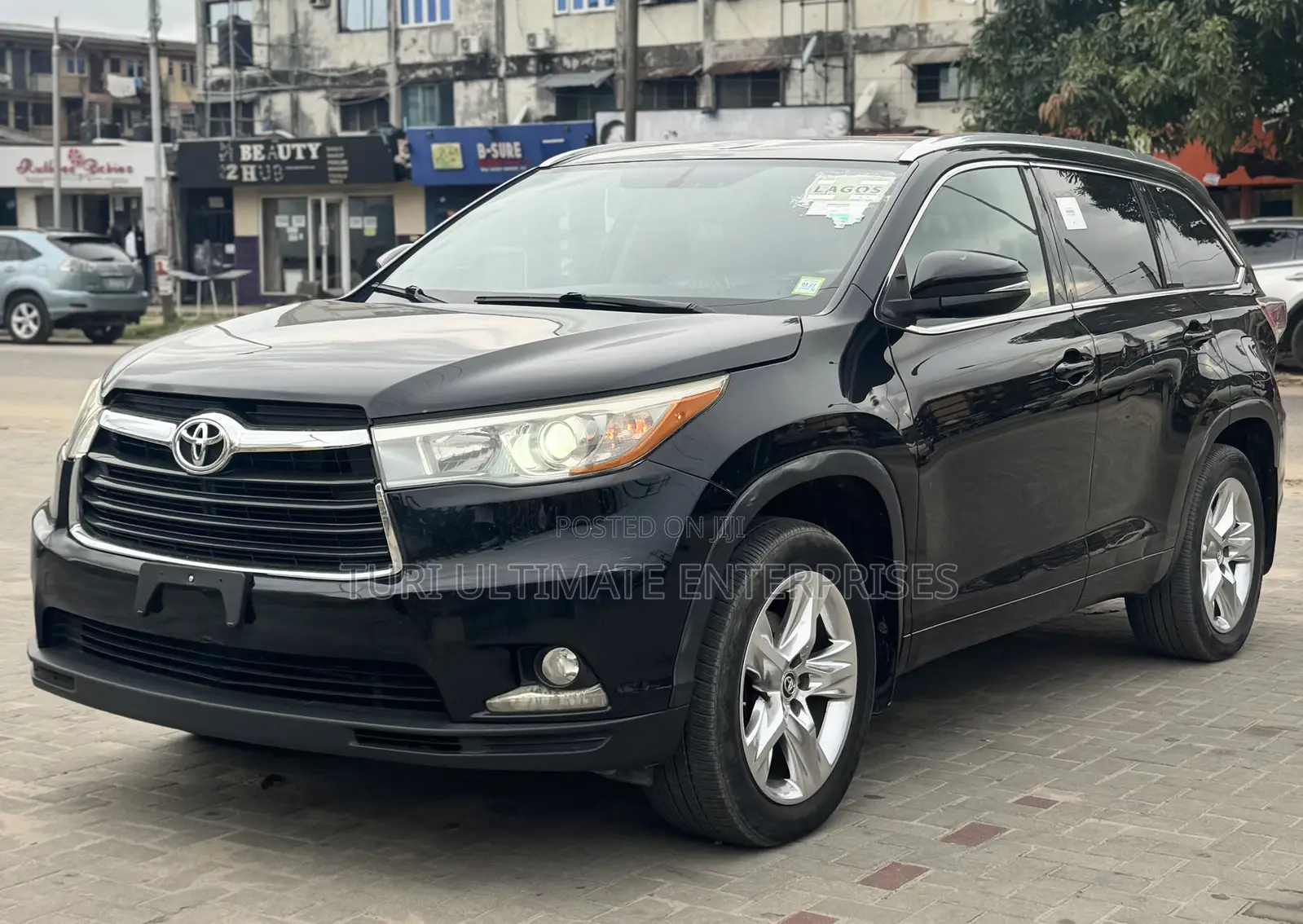 Toyota Highlander XLE V6 4x4 (3.5L 6cyl 6A) 2016 Black