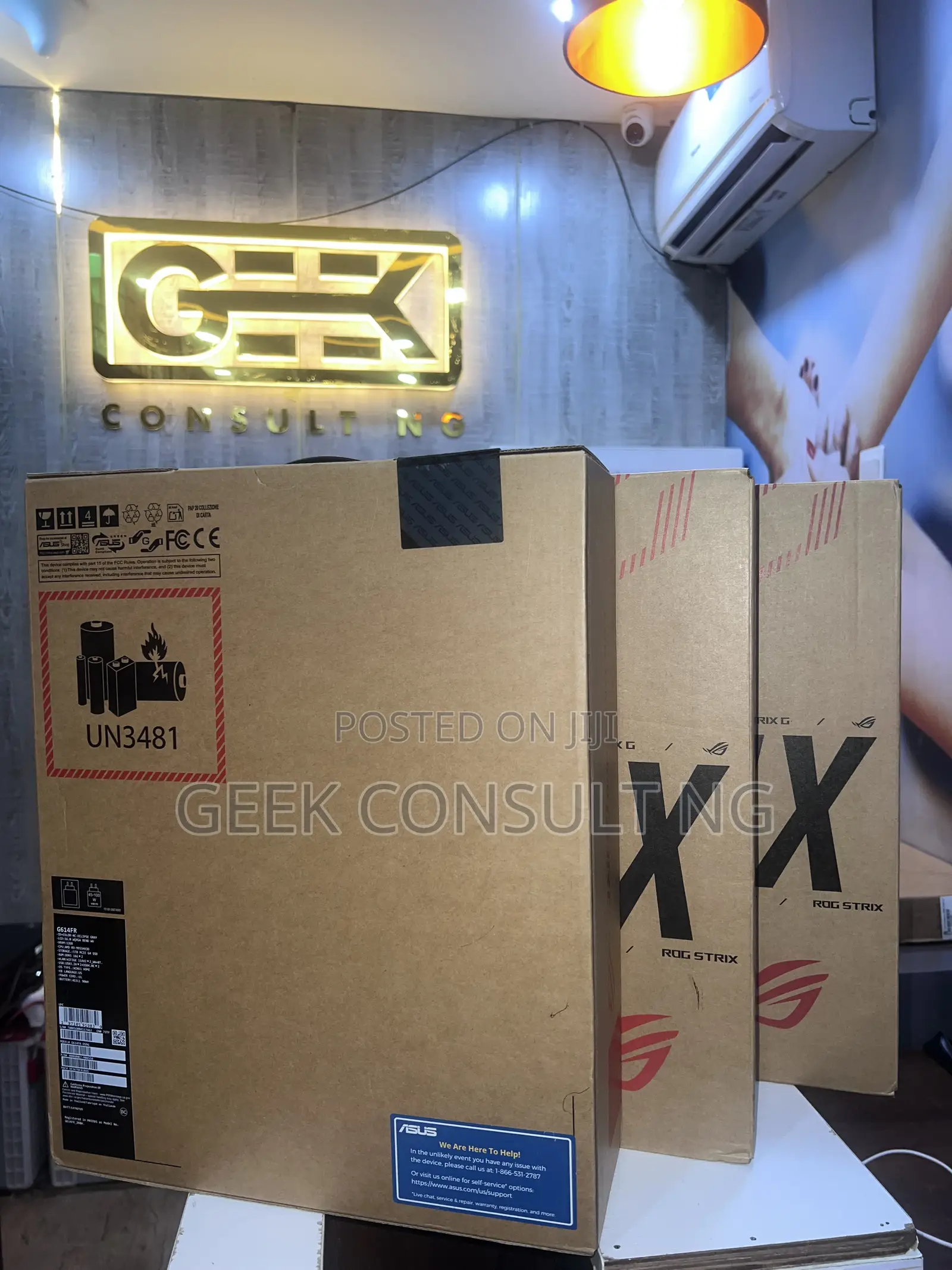 New Laptop Asus ROG Strix G16 G614 32GB AMD Ryzen 9 SSD 1T