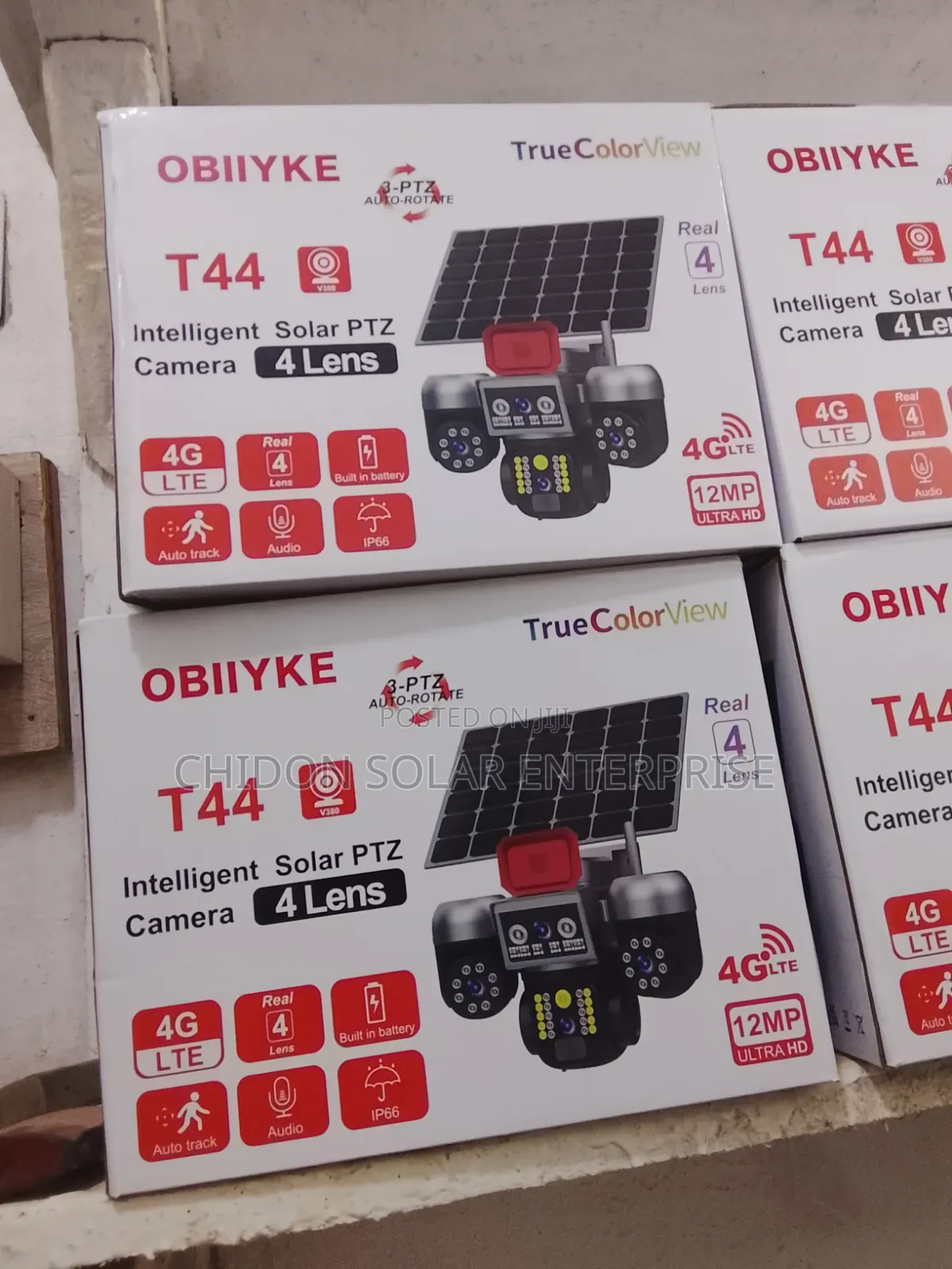 T40 Triple Lens Solar Security Camera