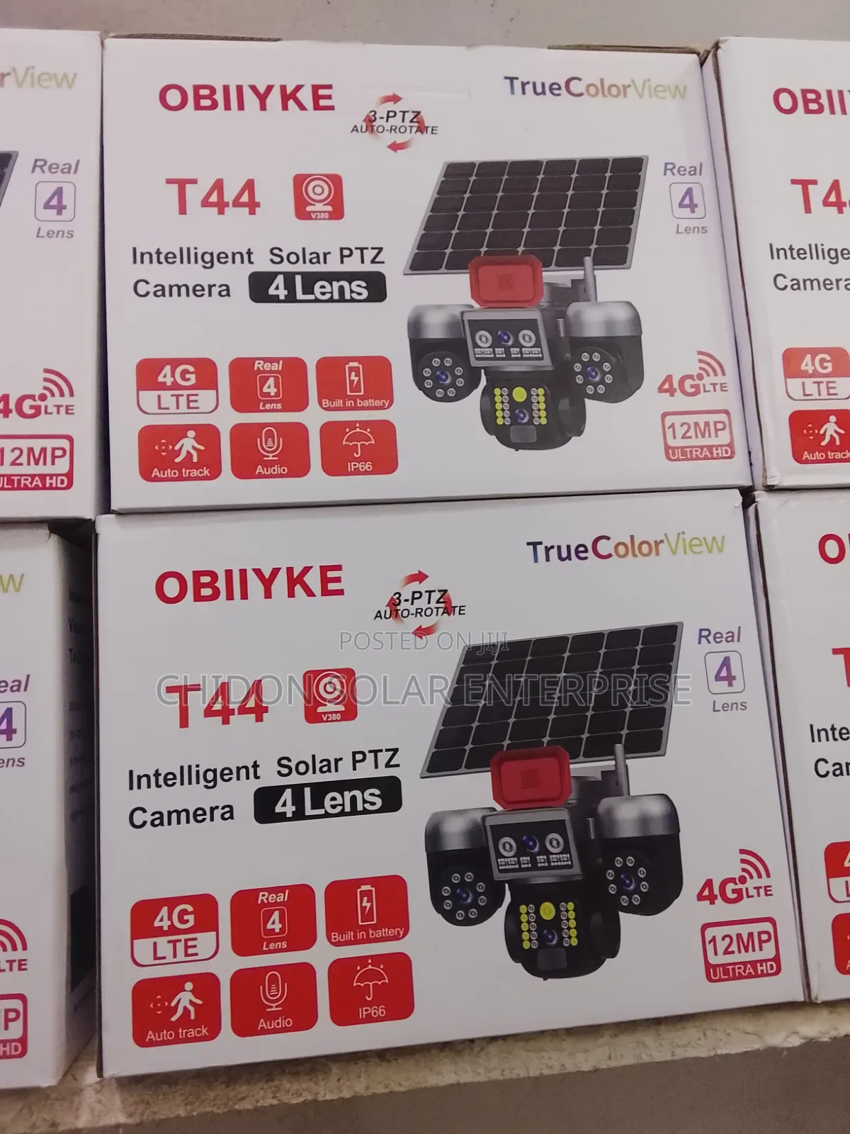 T40 Triple Lens Solar Security Camera