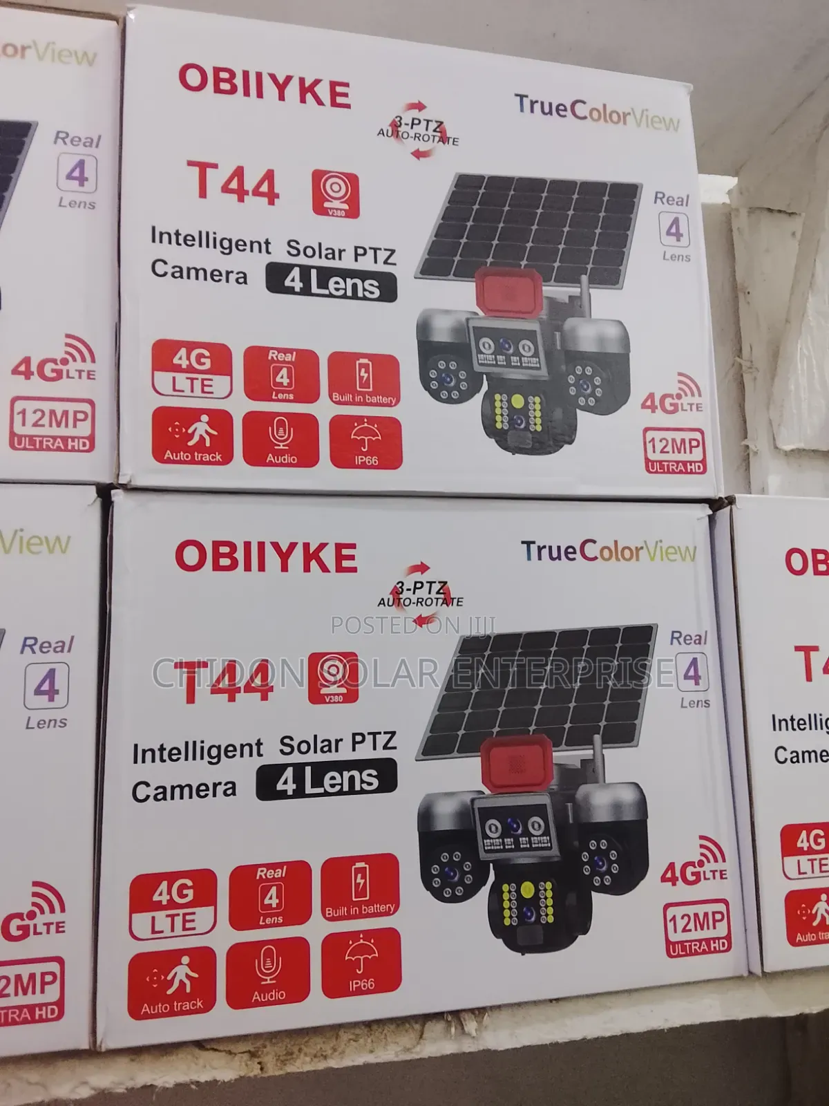 T40 Triple Lens Solar Security Camera