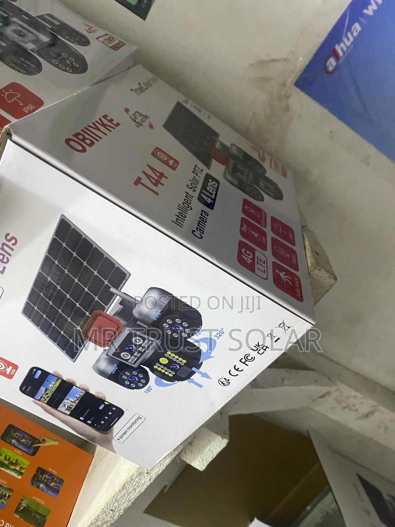 T44 Triple Lens Solar Security Camera