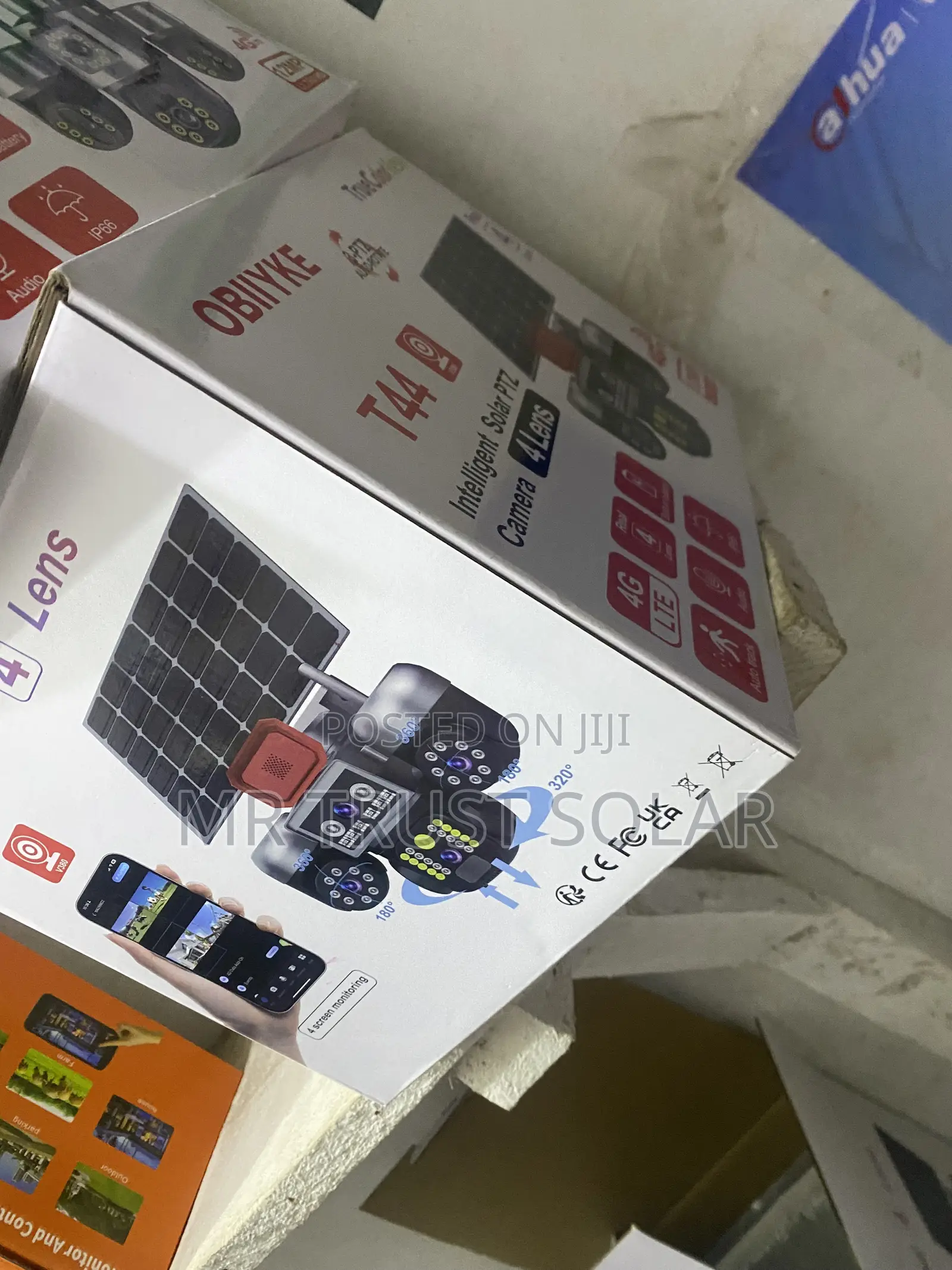 T44 Triple Lens Solar Security Camera