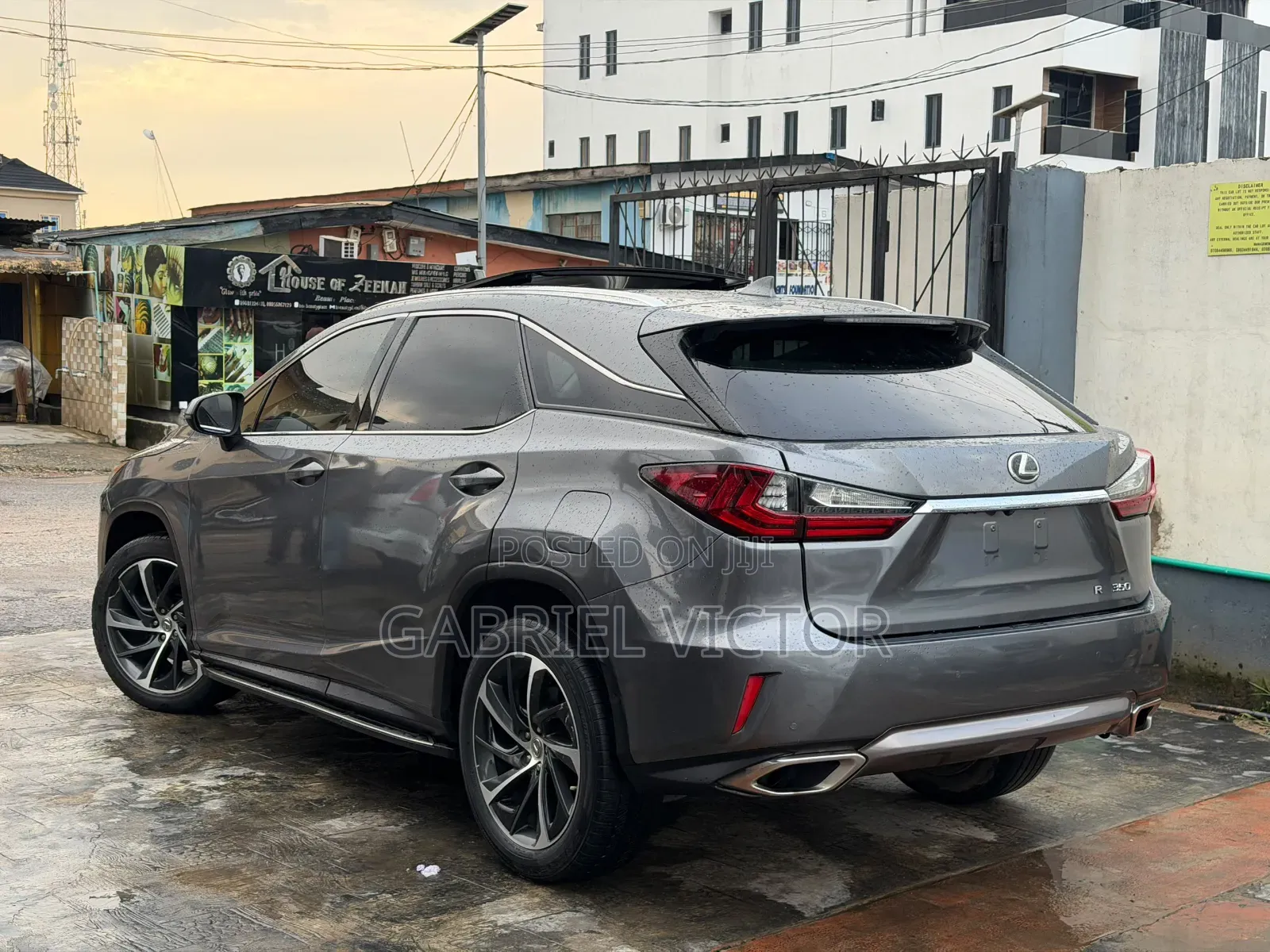 Lexus RX 350 F Sport AWD 2017 Gold