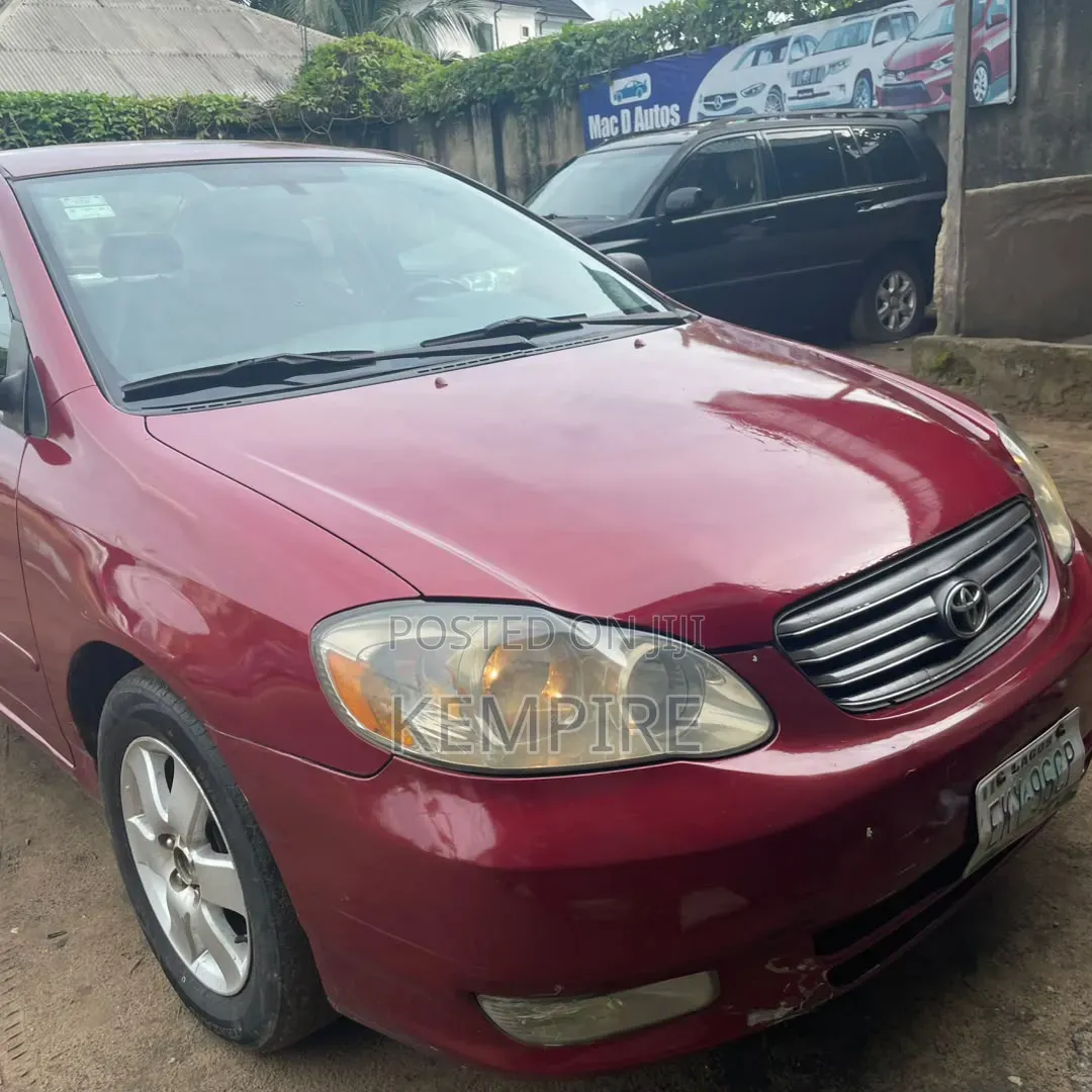Toyota Corolla 2004 Red