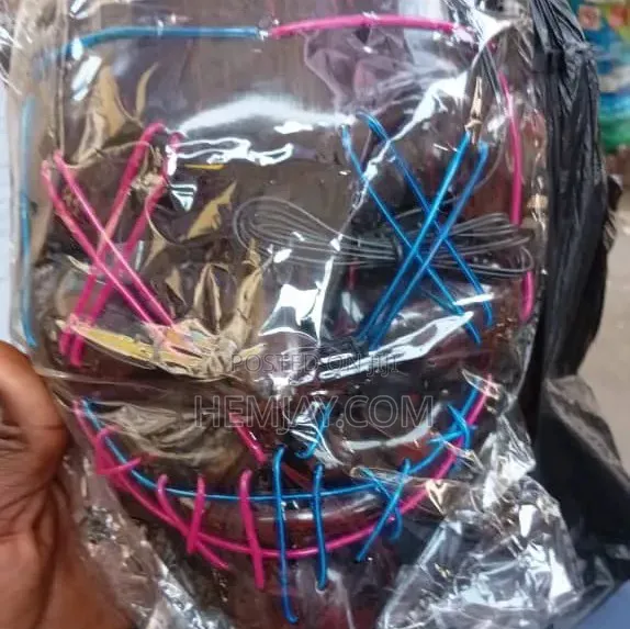 Original Party Halloween Clown Mask With Led Lights