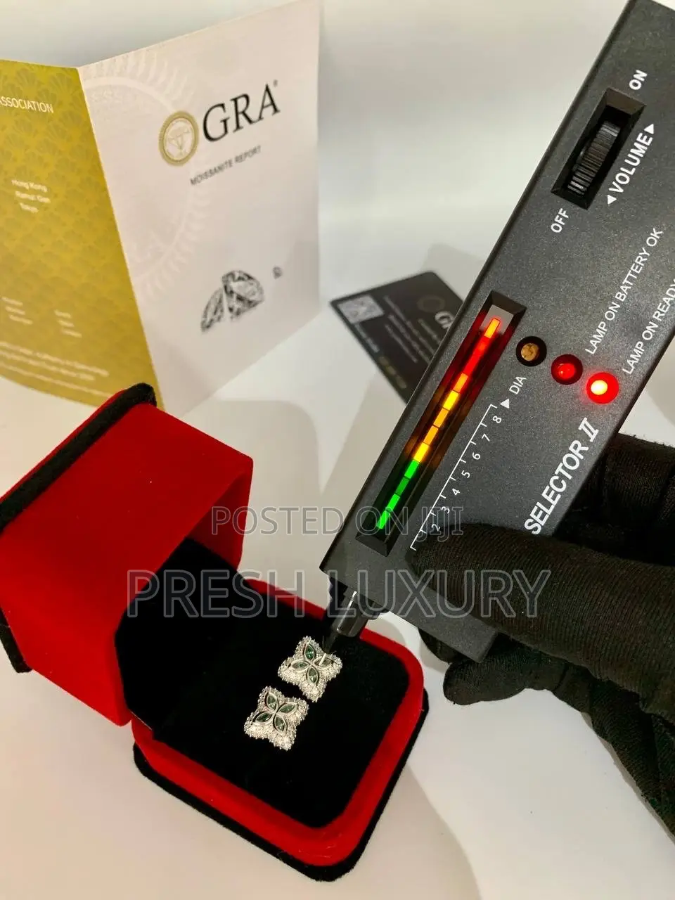 VVS Moissanite Unisex Earrings