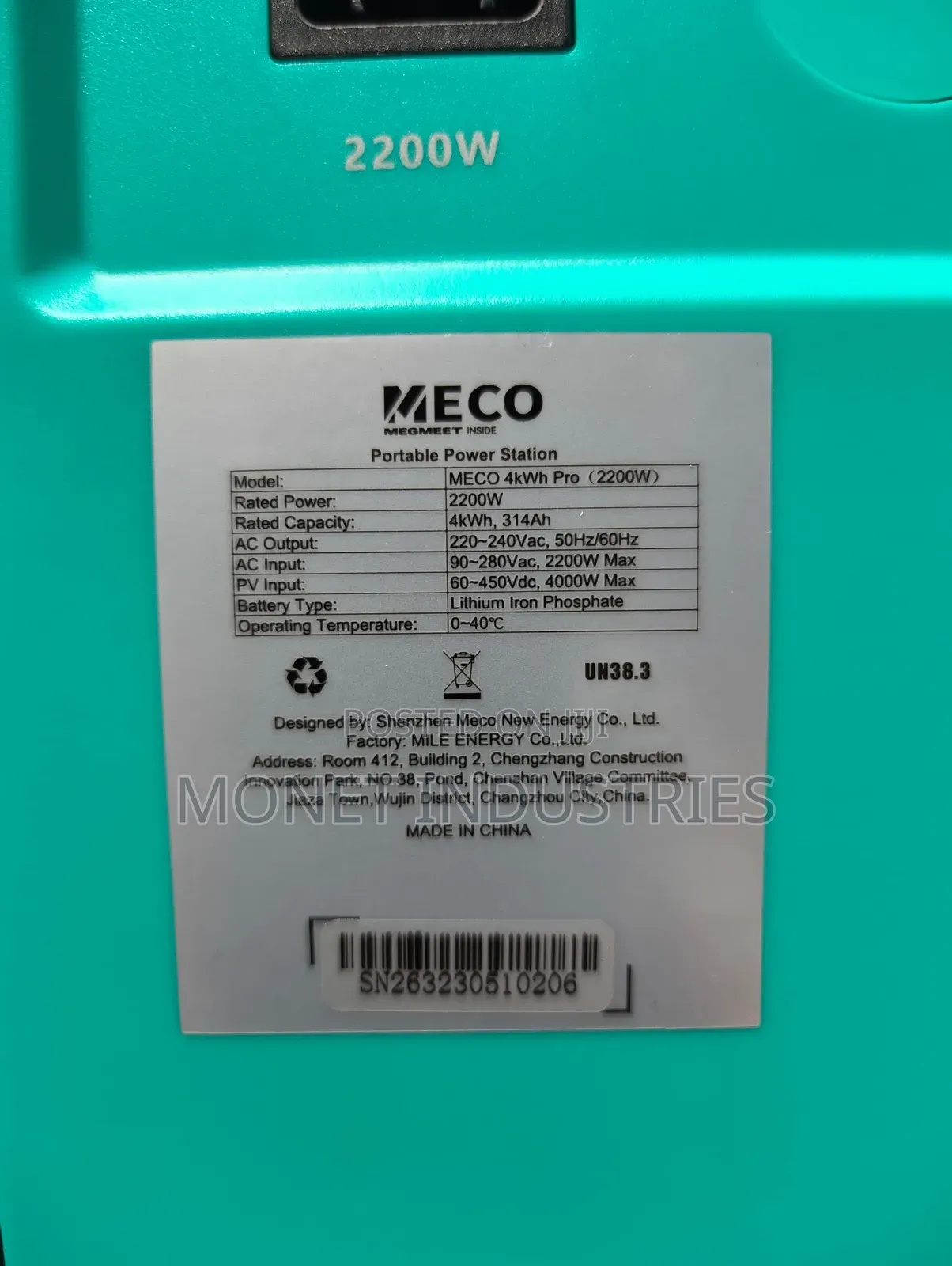 4kwh 2200w Pro Meco Solar Generator (Solar Power System)