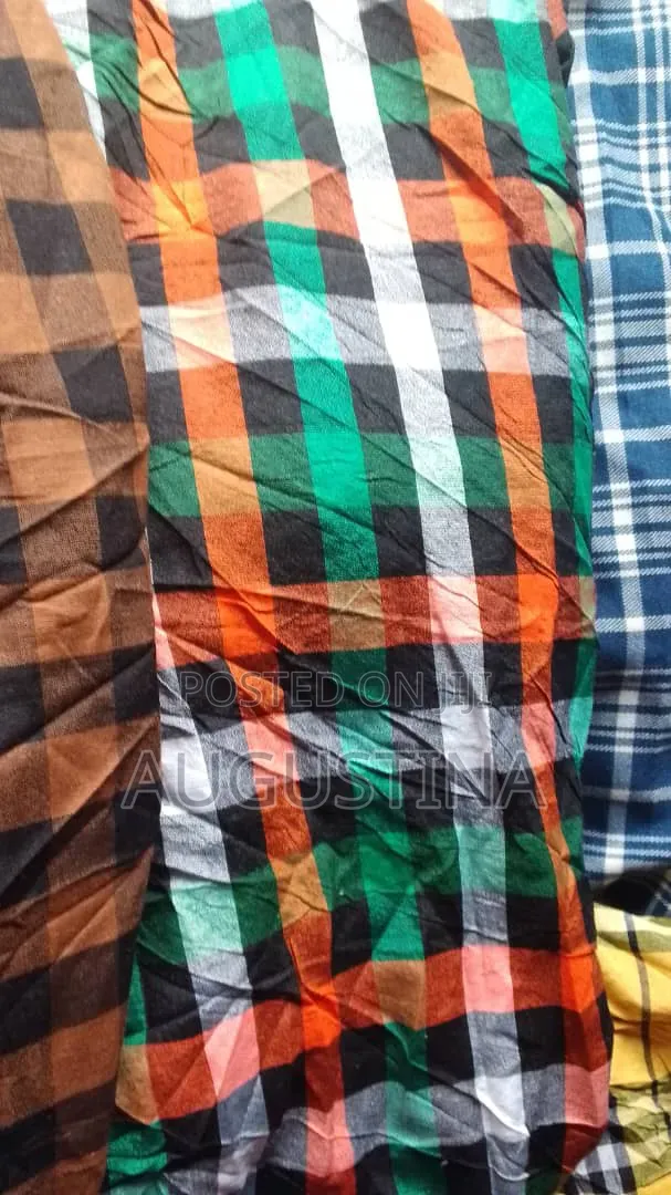 Bold Check Shirt Materials