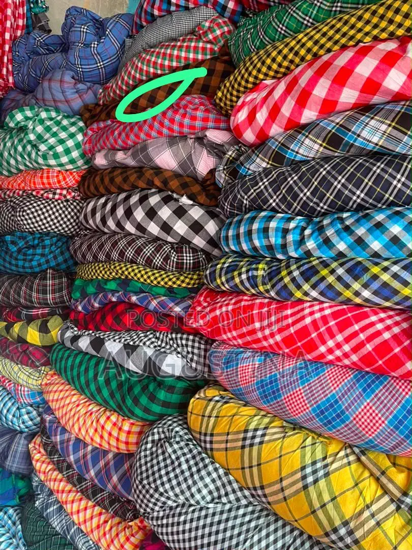 Bold Check Shirt Materials