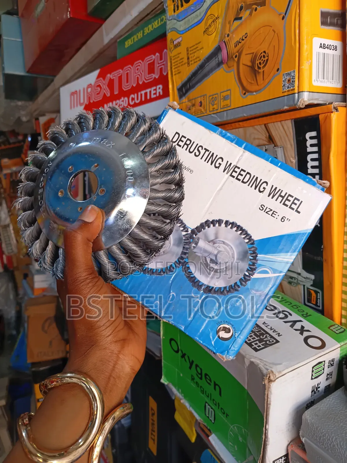 Size 6 Derusting Weeding Wheel – Grinding and Cleaning Accessory