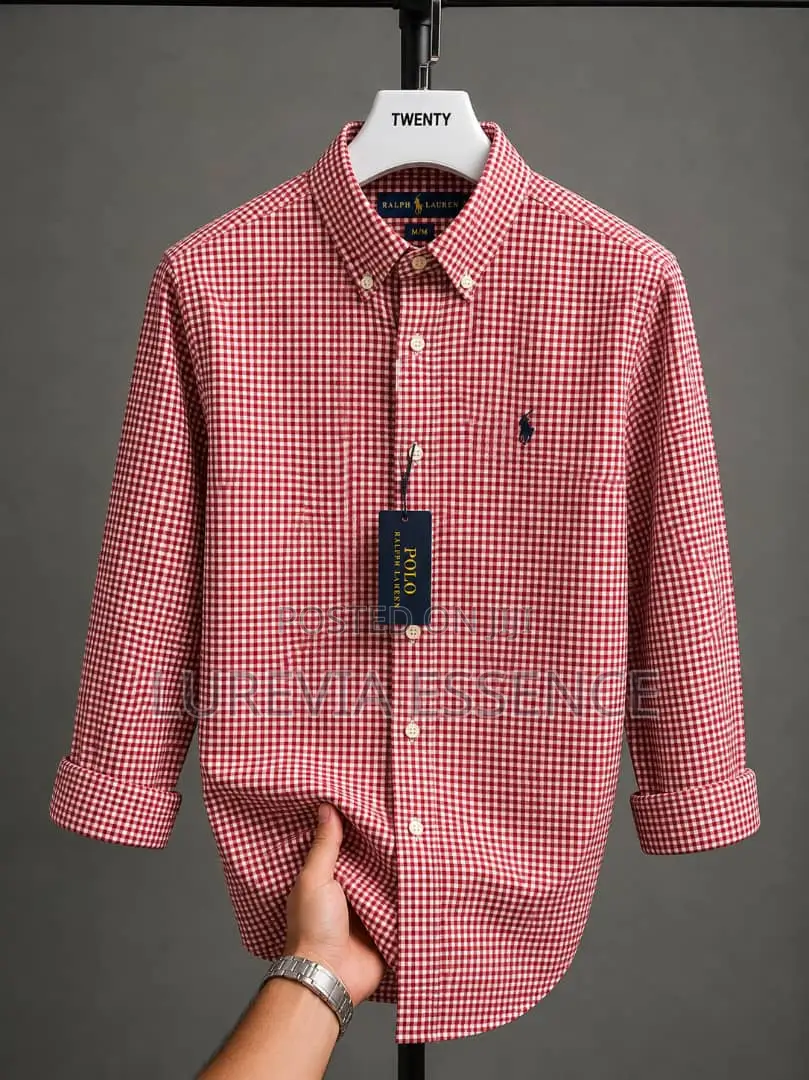 Men's Cotton Long - Sleeve Shirt