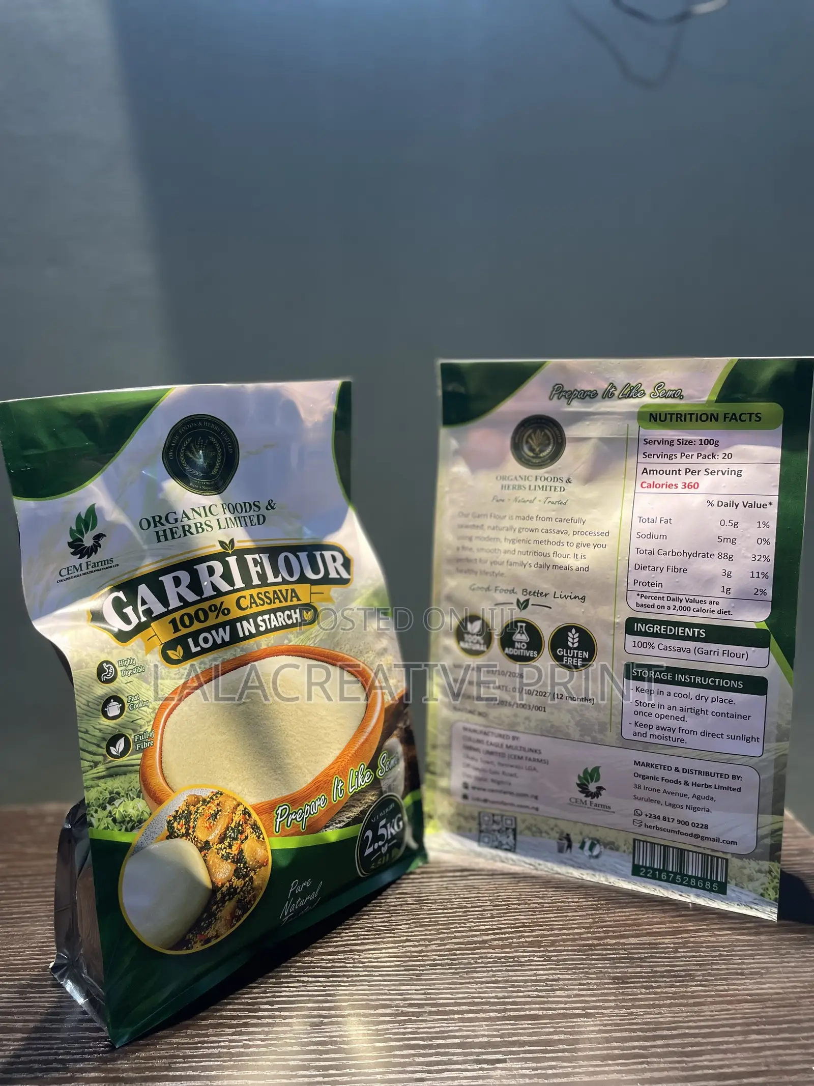 2/2.5kg Printed Pouch