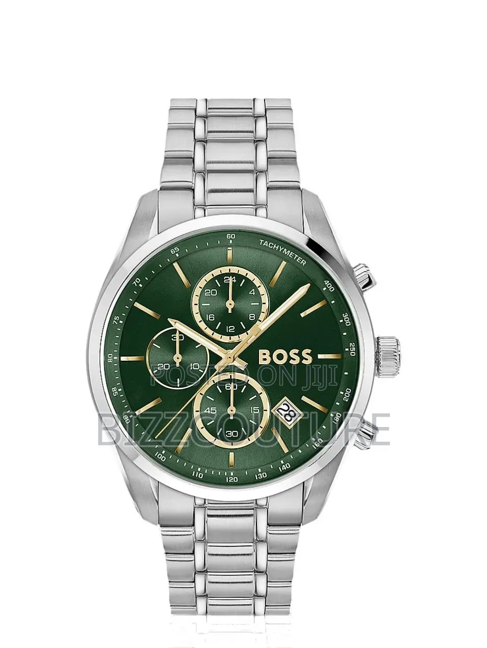 BOSS - GRAND PRIX 44 Green-Dial Watch