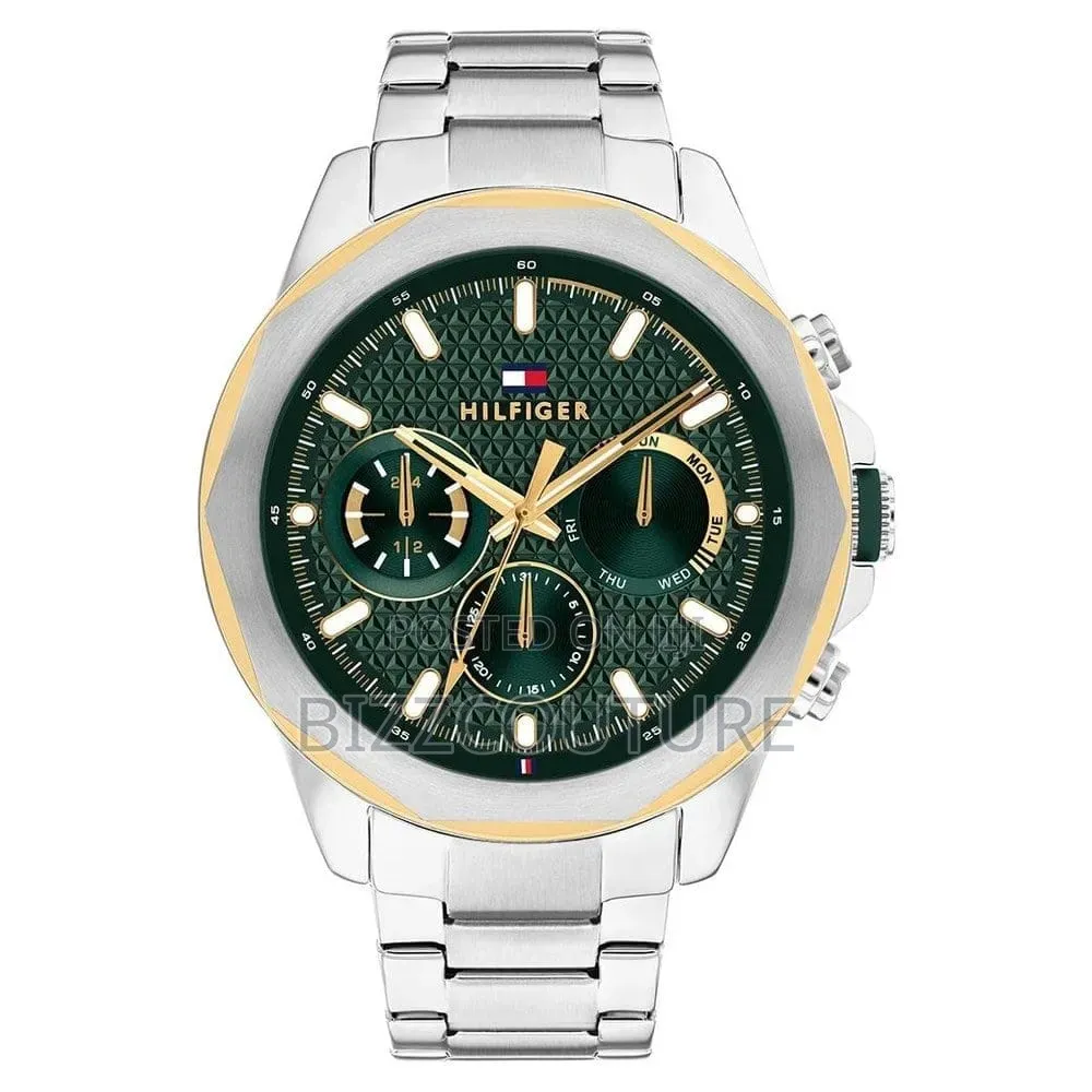 Tommy Hilfiger Lars Two-Tone Geometric Dial Watch