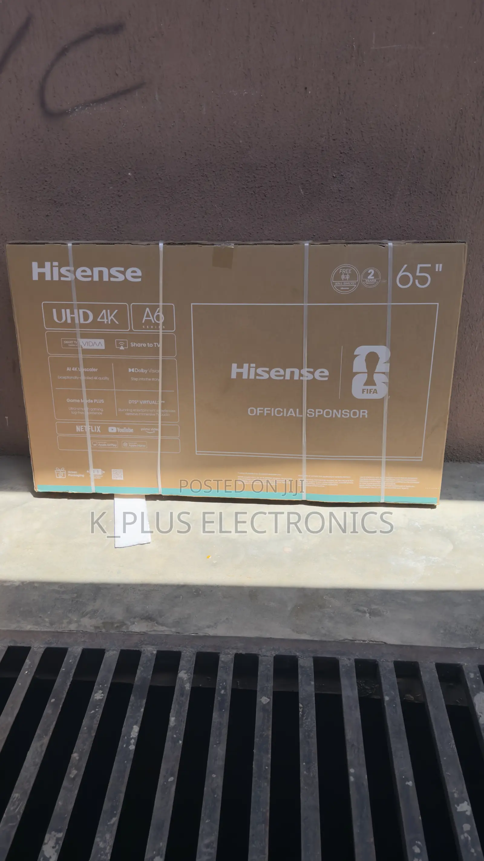 Hisense 65inches Smart Led Television 65A6N
