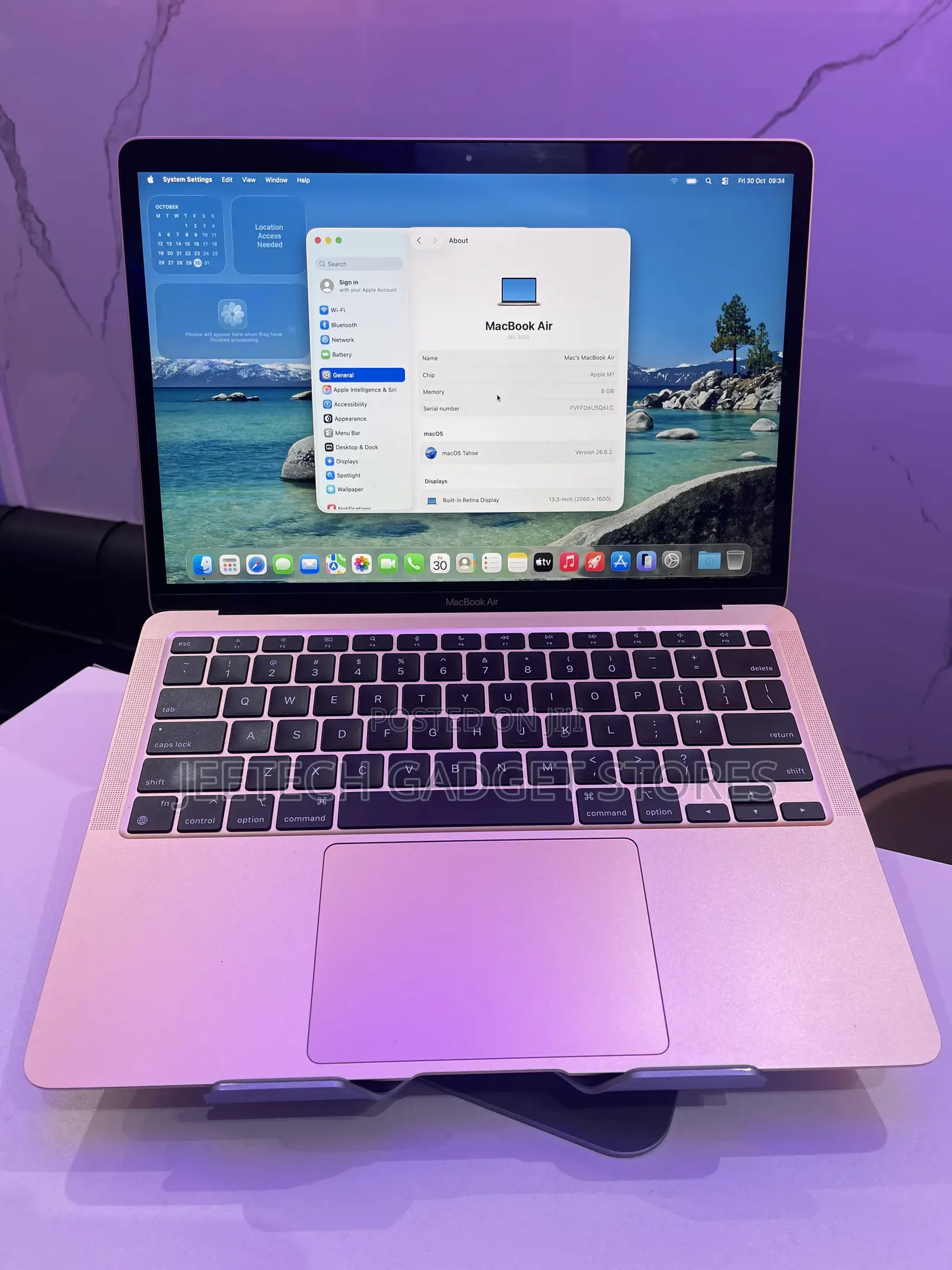 Laptop Apple MacBook Air 2020 M1 8GB Apple M1 SSD 256GB