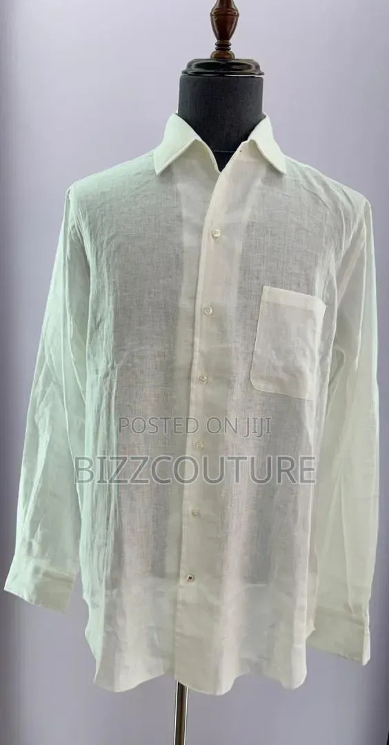 Original Lor Piana Men's Linen Shirts 100% Authentic Guaranteed